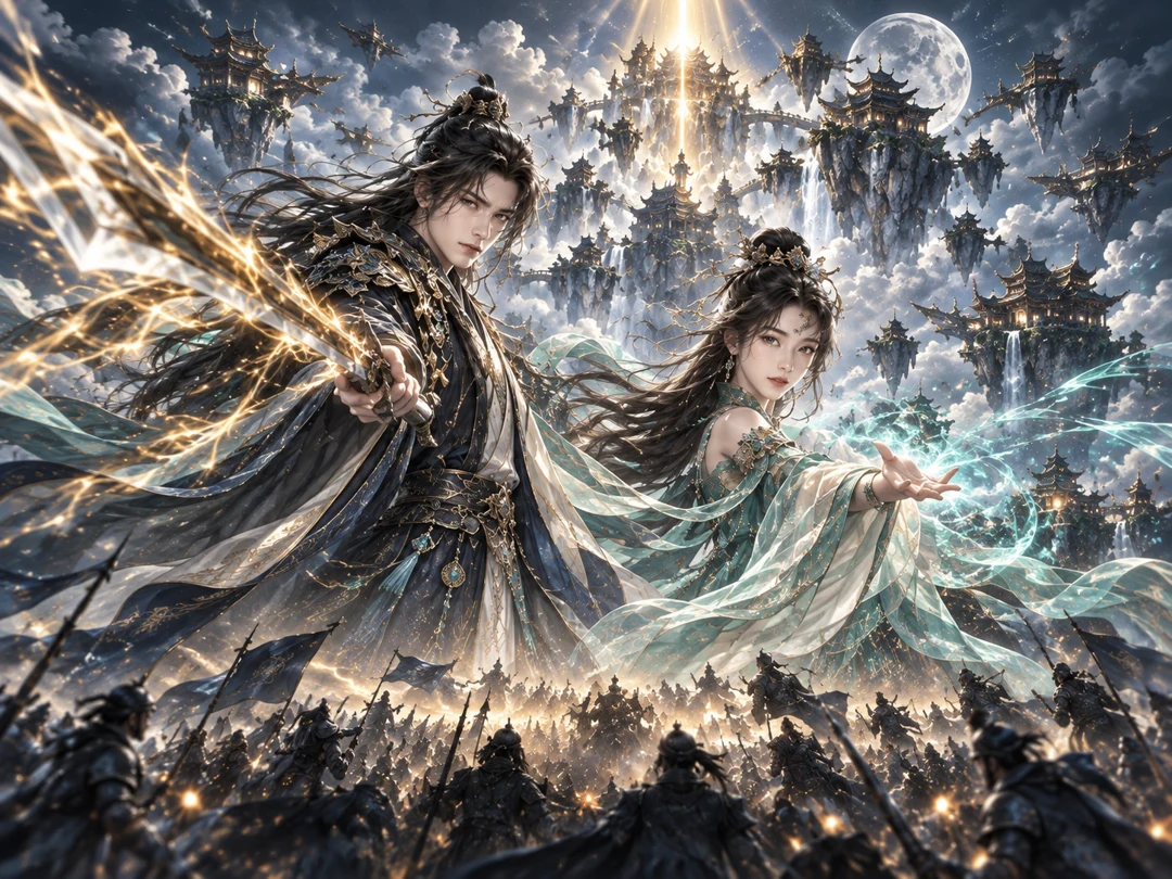 青云传世战场主题插画